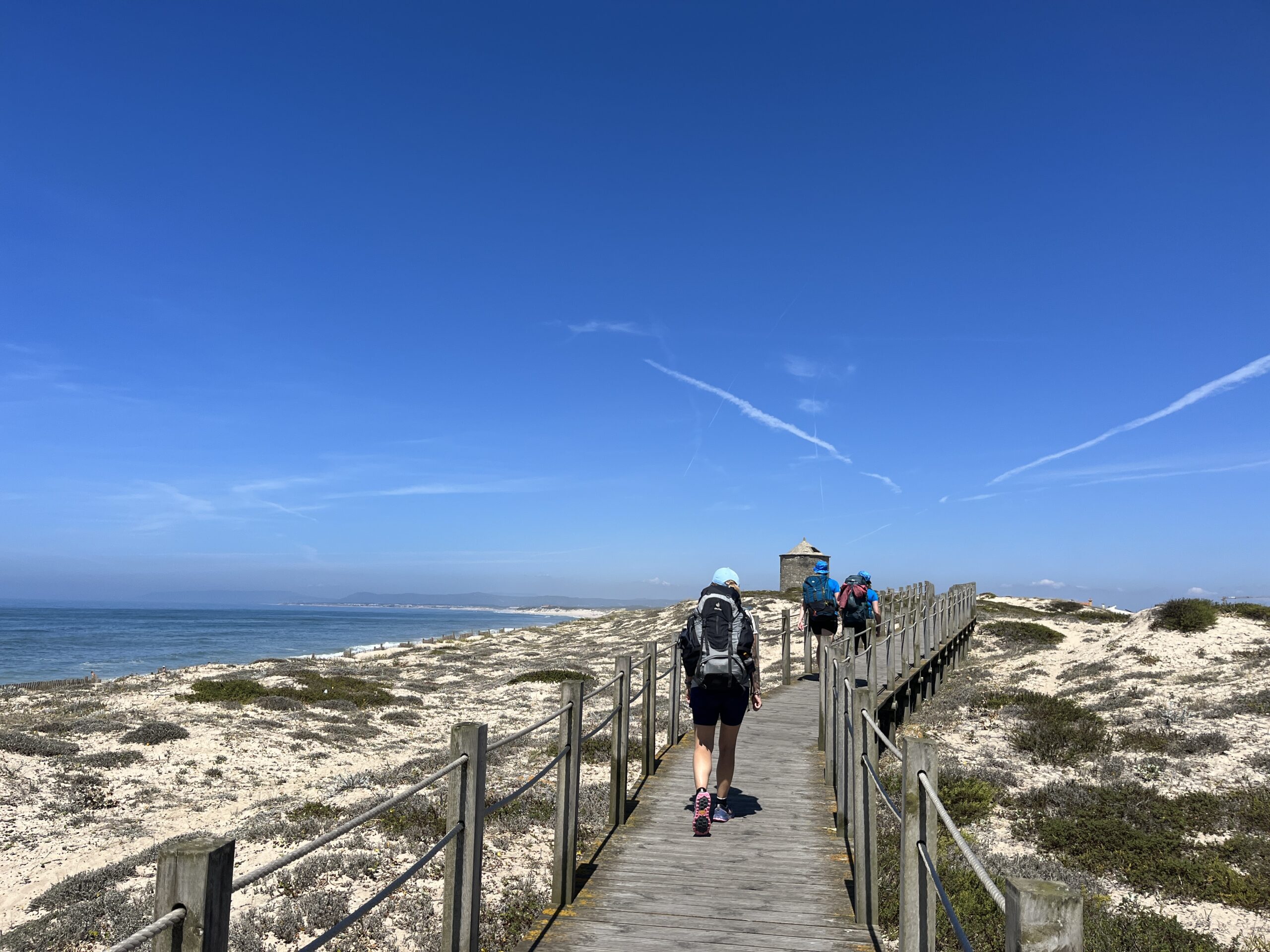 Holzstege am Meer