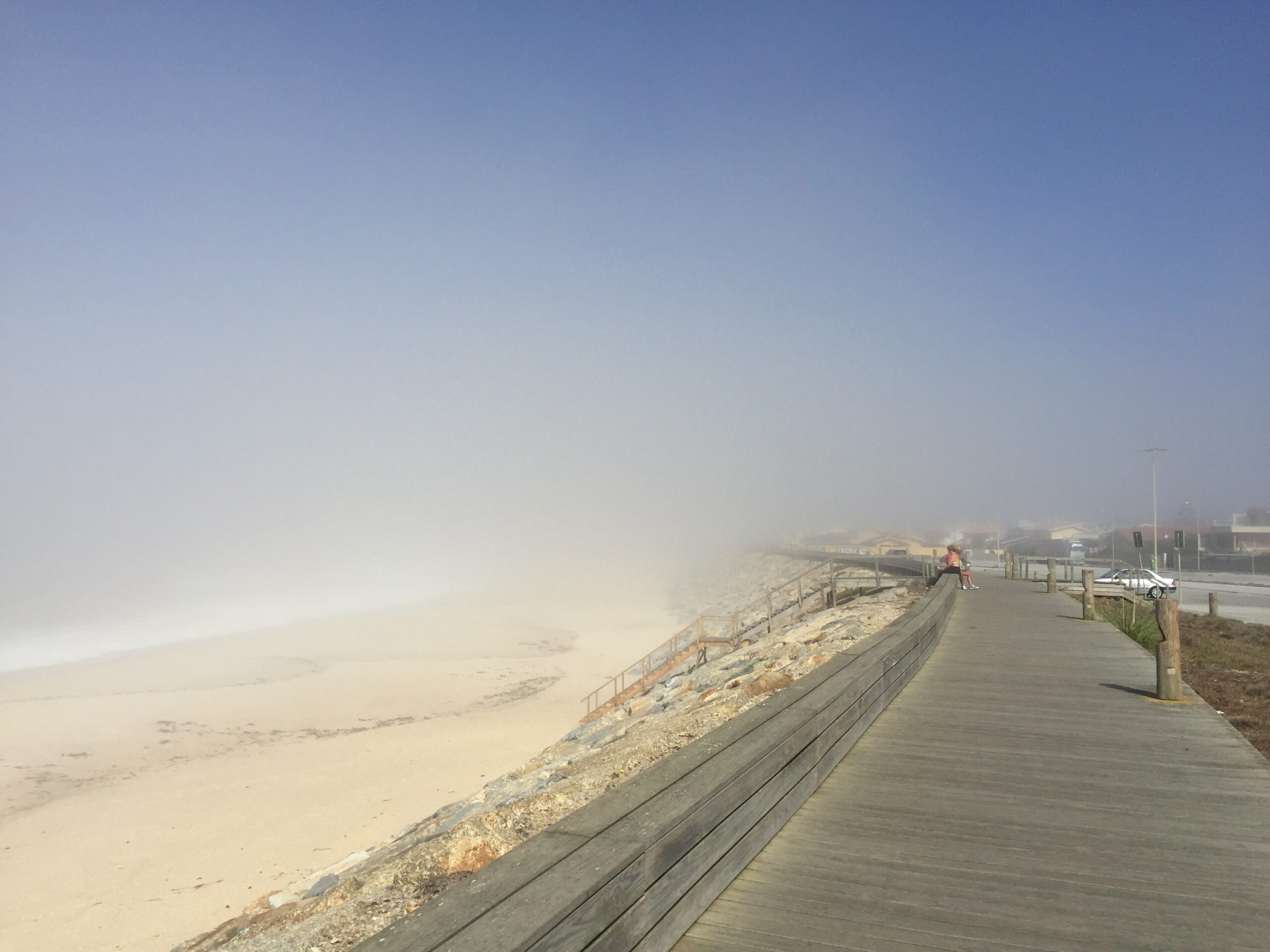 Nebel an der Küste