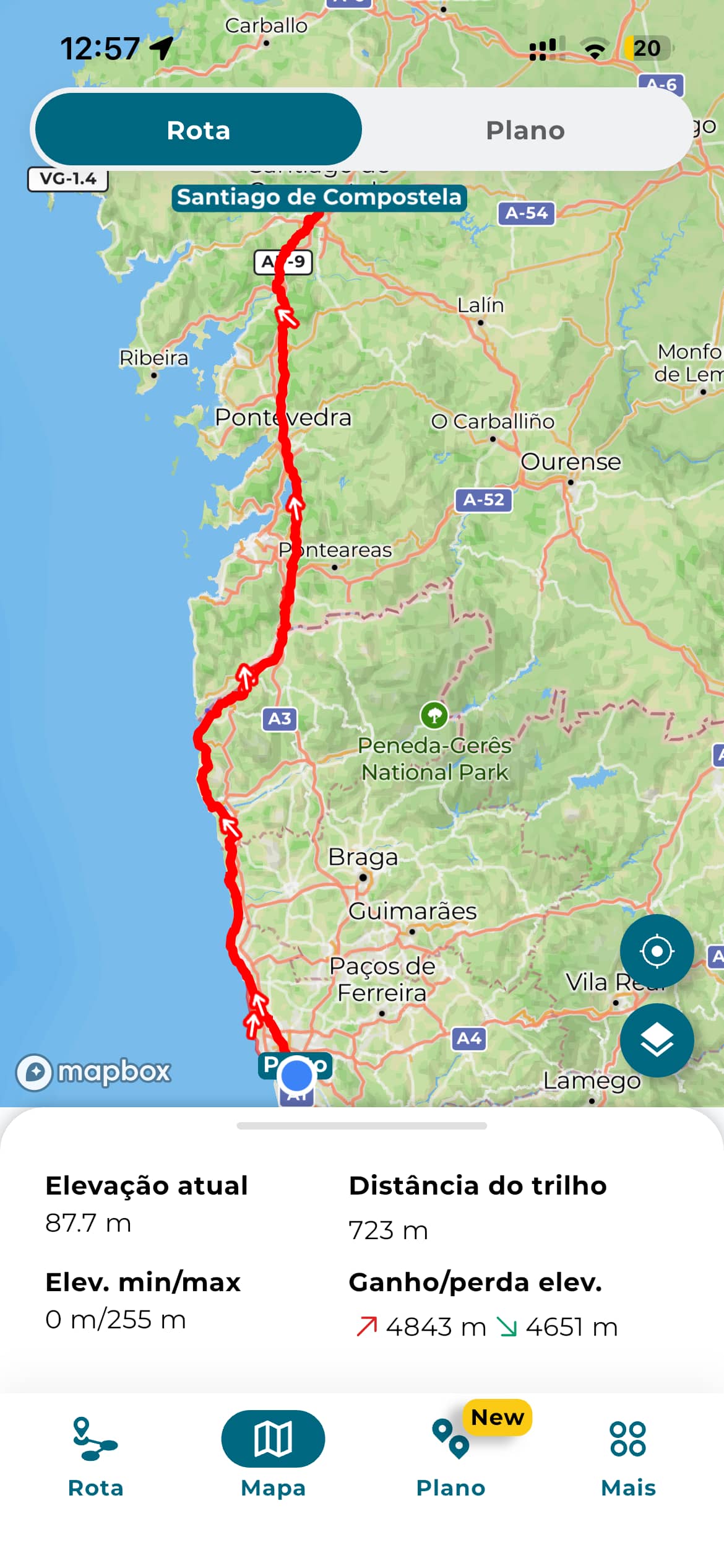 Der Verlauf des portugiesischen Küstenwegs